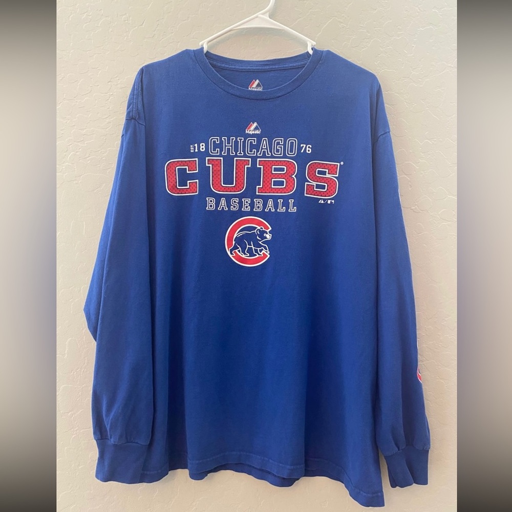 Majestic Chicago Cubs long sleeve tshirt size extra large